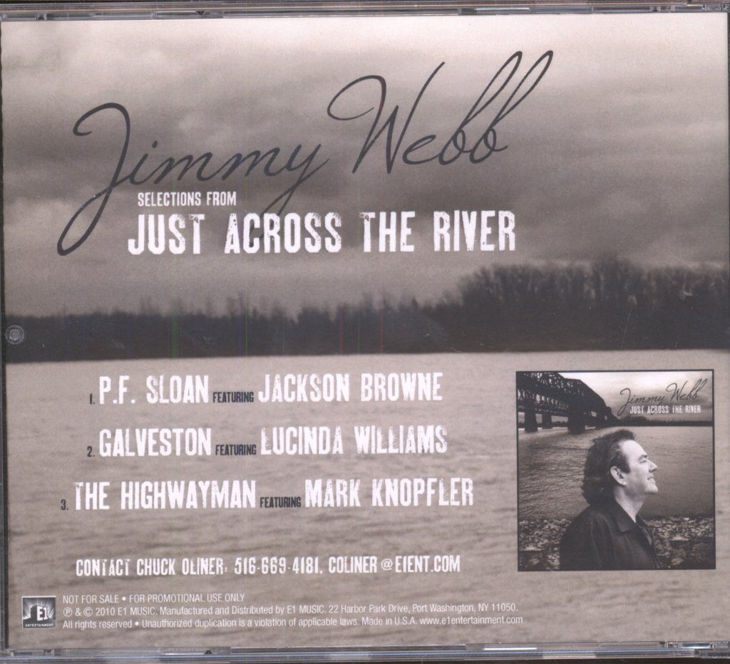 Jimmy Webb - Selections from Just Across The River - Cd