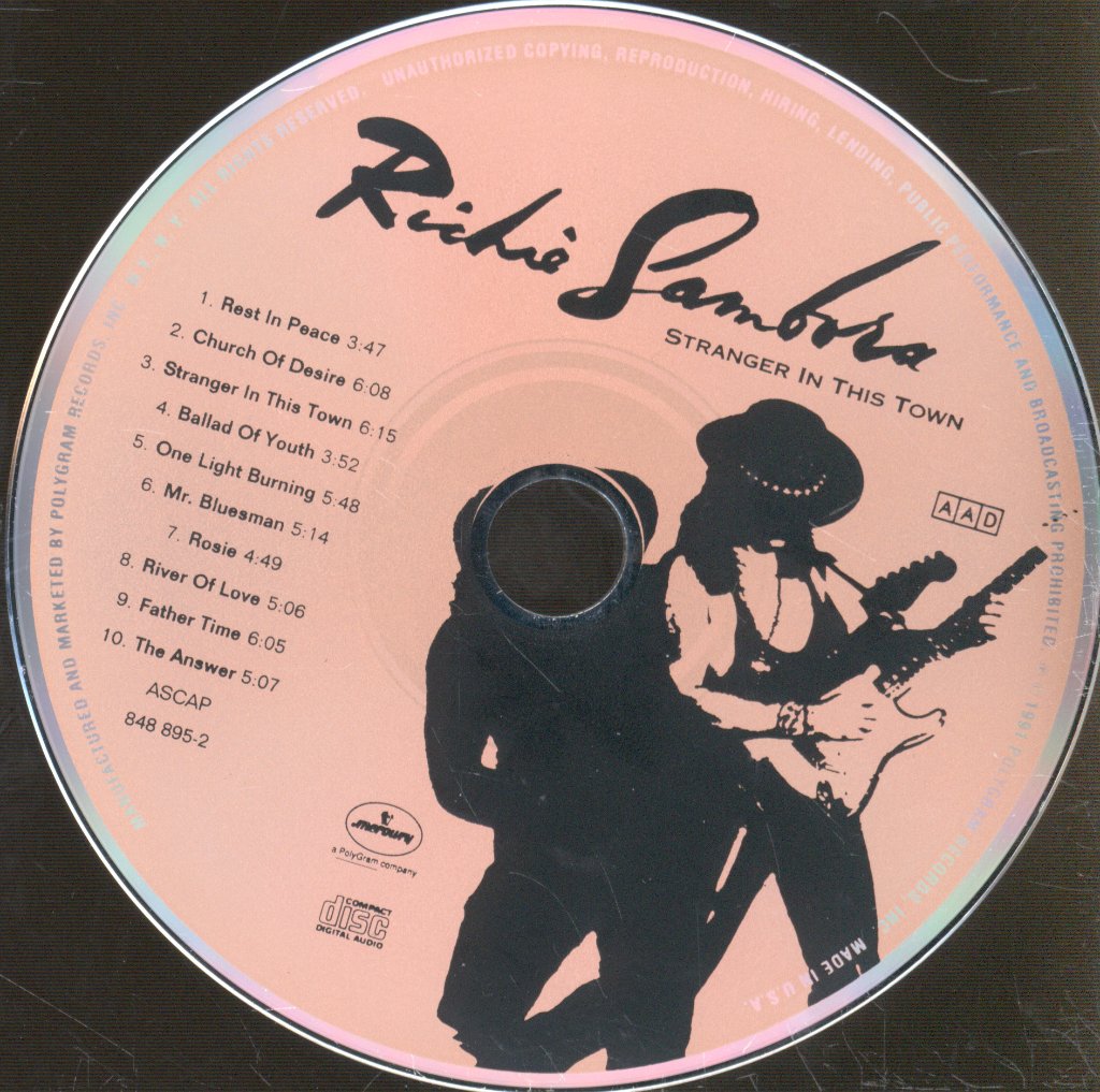 Richie Sambora - Stranger In This Town - Cd