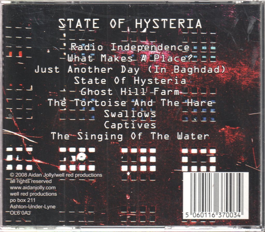 Aidan Jolly - State Of Hysteria - Cd