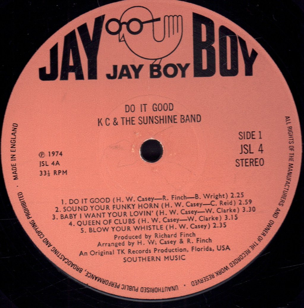 KC And The Sunshine Band - Do It Good - Lp