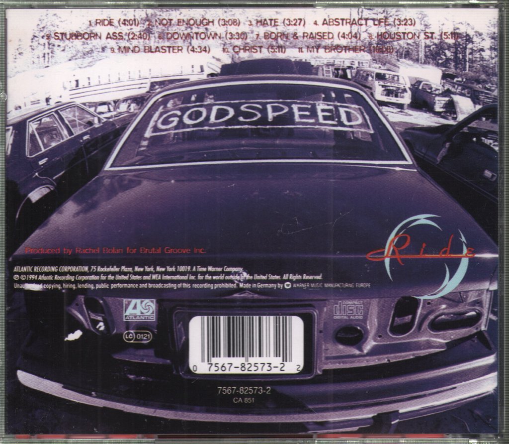Godspeed - Ride - Cd