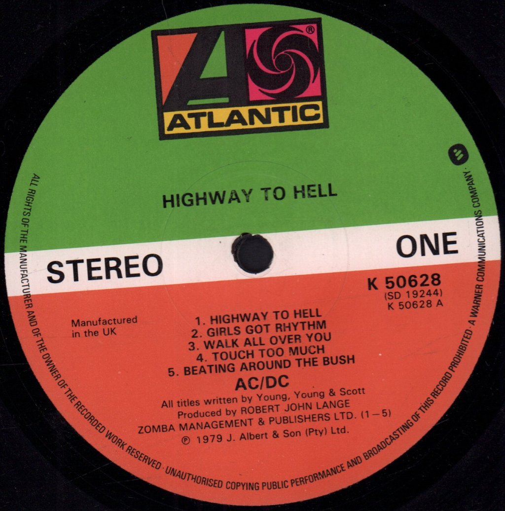 AC/DC - Highway To Hell - Lp