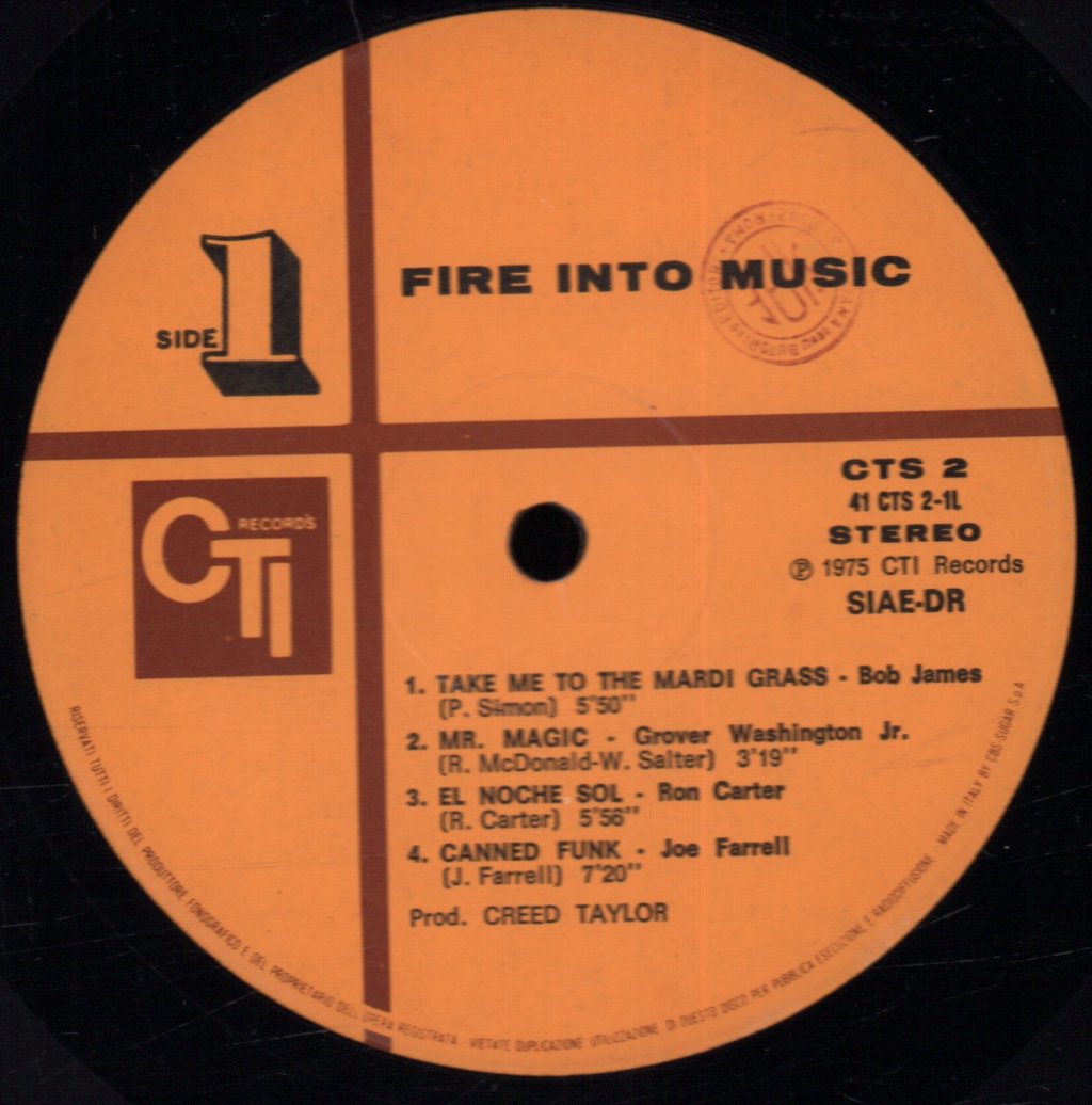 Various Artists - Fire Into Music - Lp