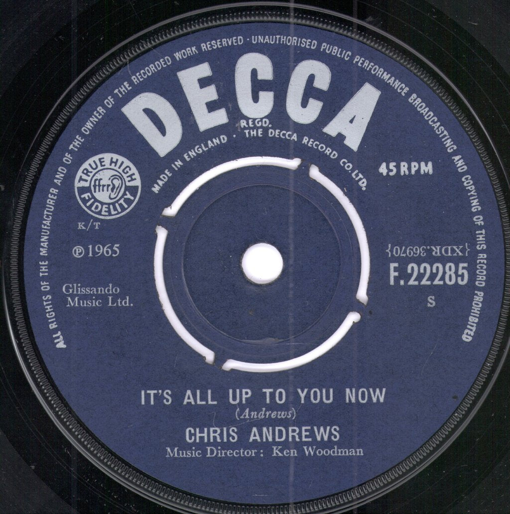 Chris Andrews - To Whom It Concerns - 7 Inch