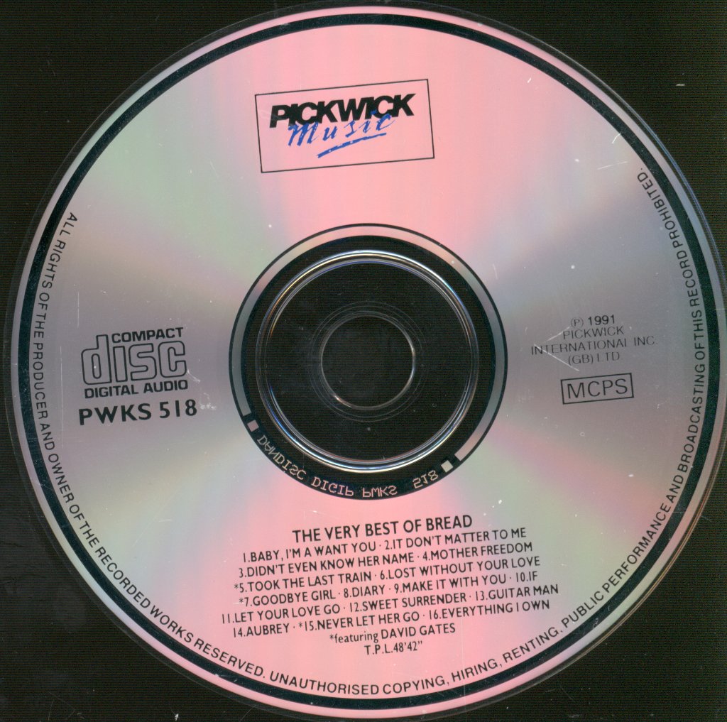 Bread - Very Best Of Bread - Cd
