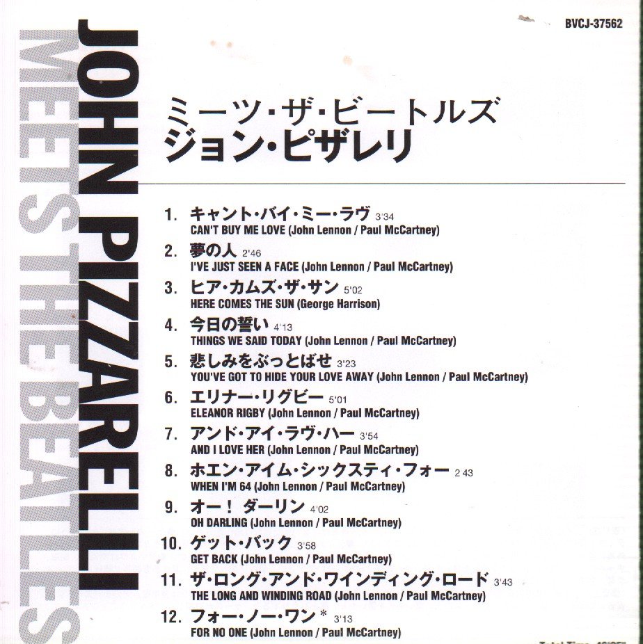 John Pizzarelli - Meets The Beatles - Cd