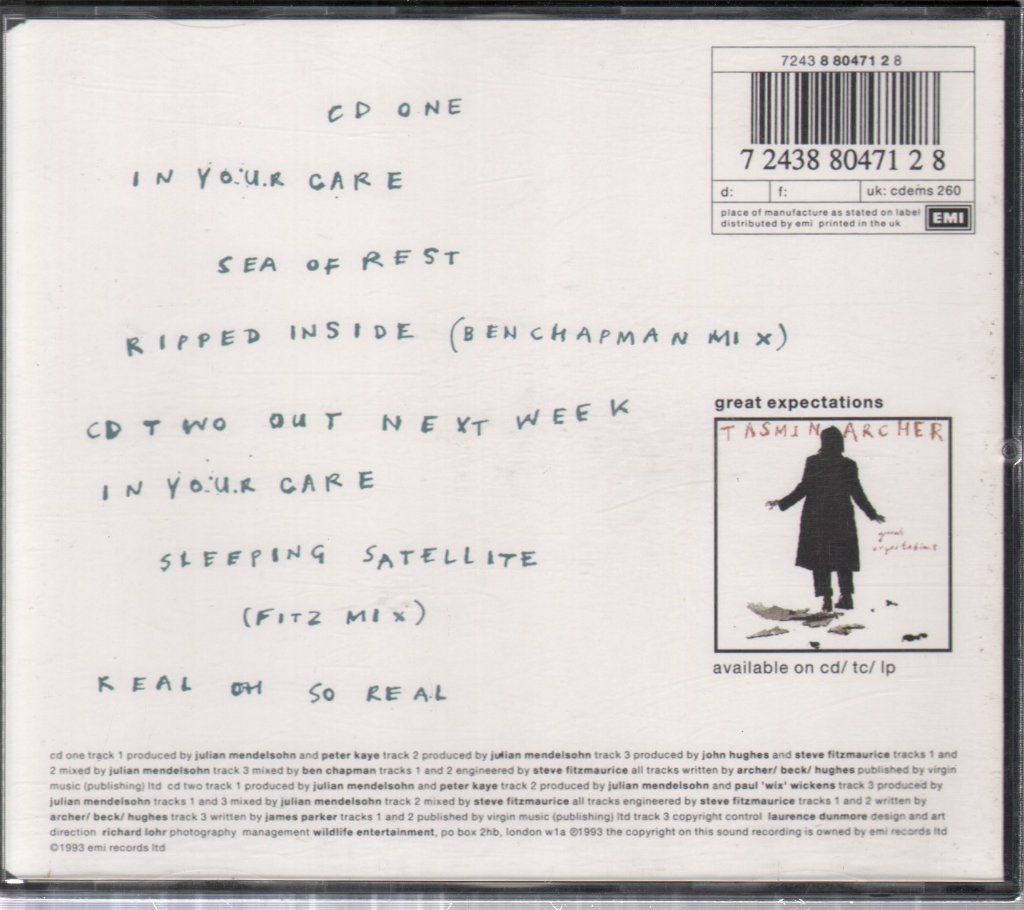 Tasmin Archer - In Your Care - Cd