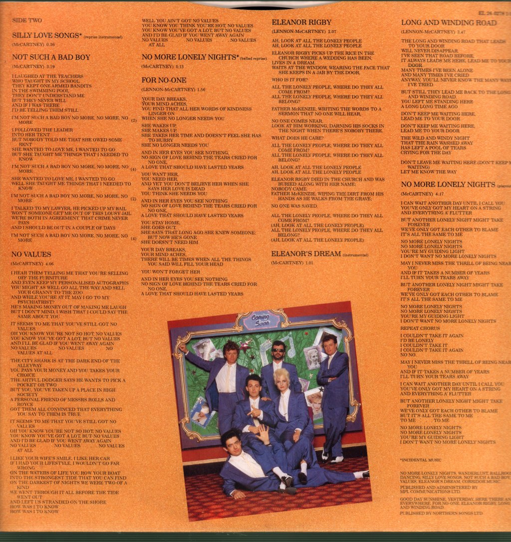 Paul McCartney - Give My Regards To Broad Street - Lp