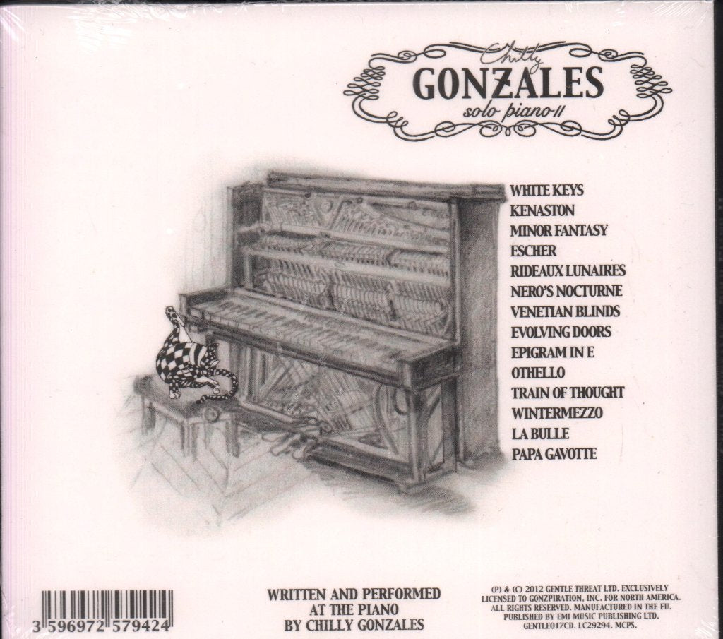 Chilly Gonzales - Solo Piano II - Cd