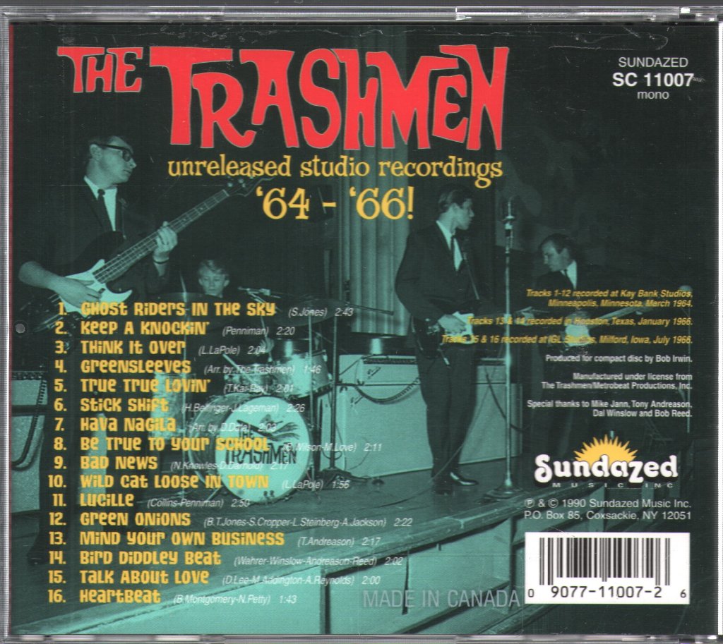 Trashmen - Great Lost Album! (Unreleased Studio Recordings 1964-1966!) - Cd
