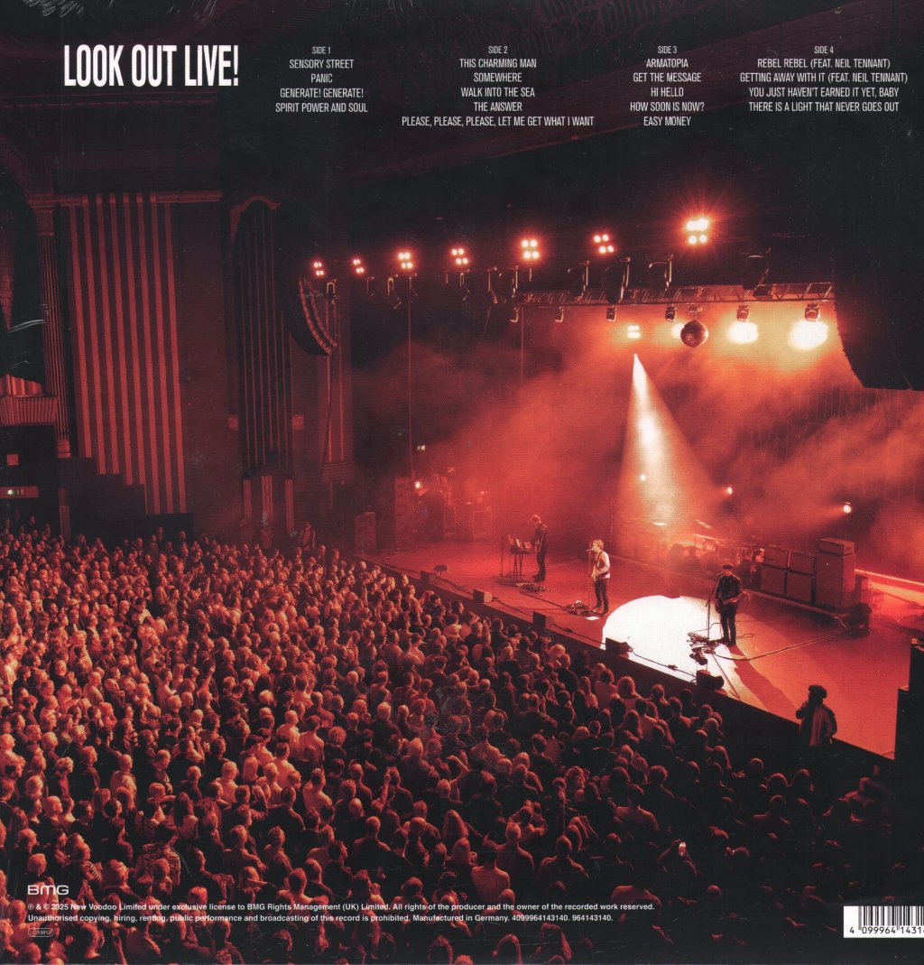 Johnny Marr - Look Out Live! - Double Lp