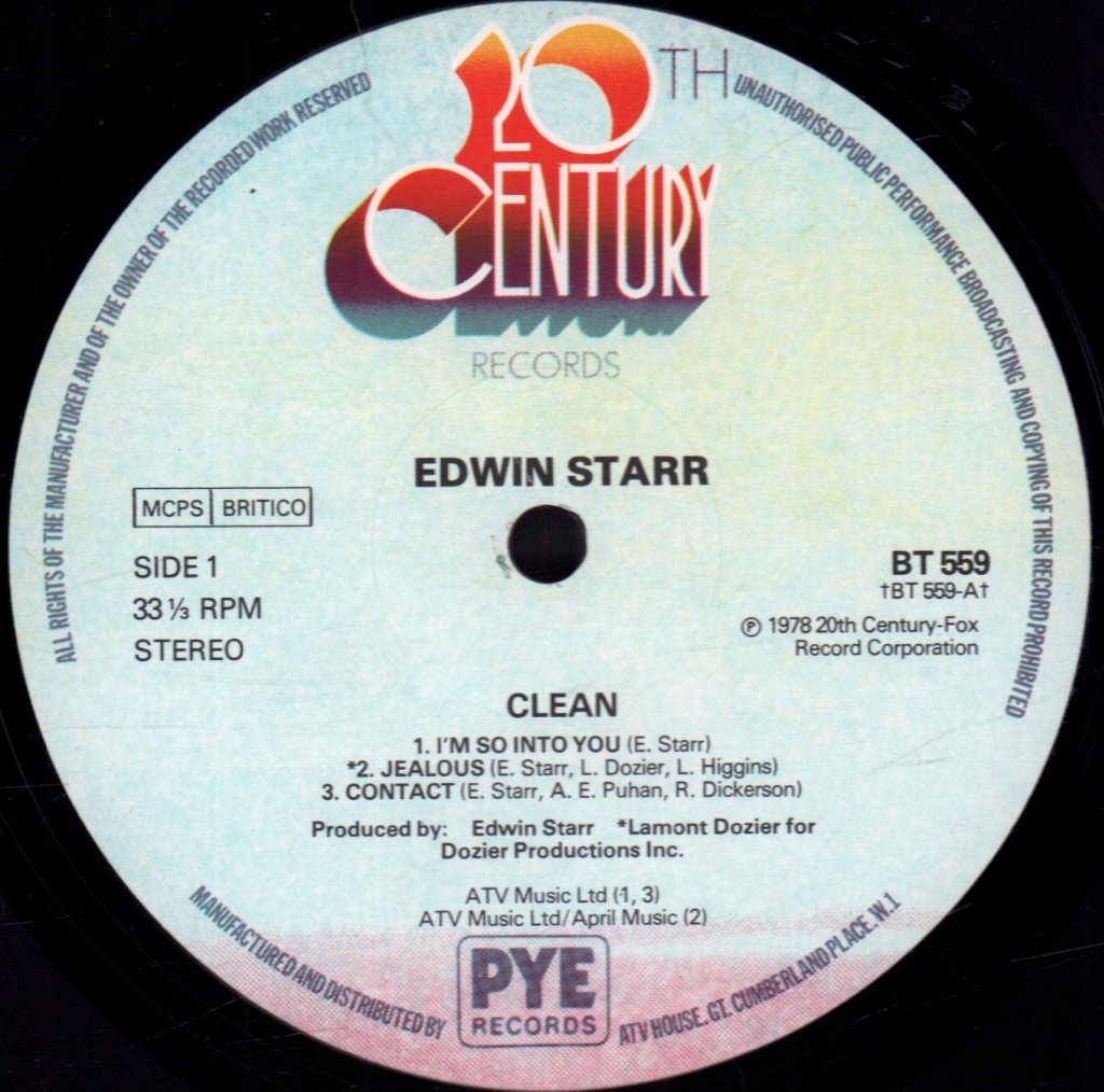 Edwin Starr - Clean - Lp