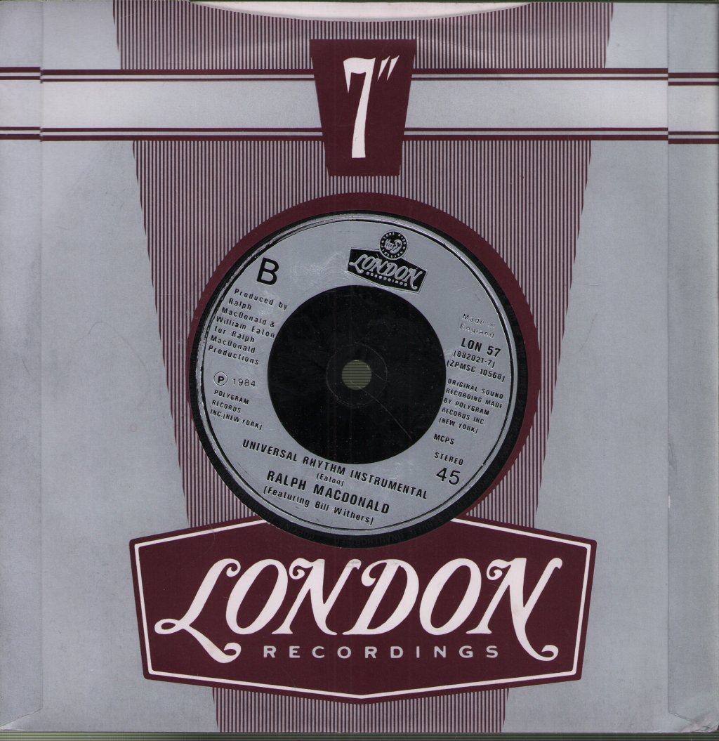 Ralph Macdonald - In The Name Of Love - 7 Inch