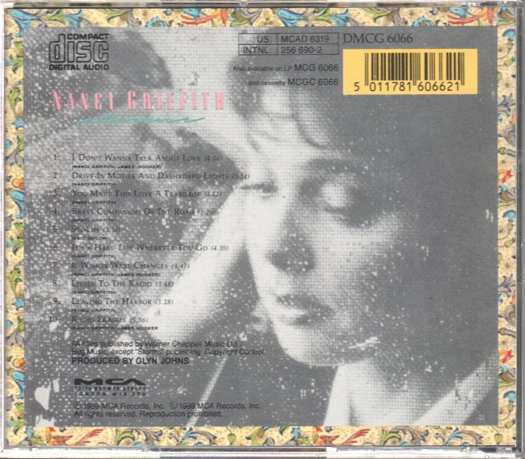 Nanci Griffith - Storms - Cd