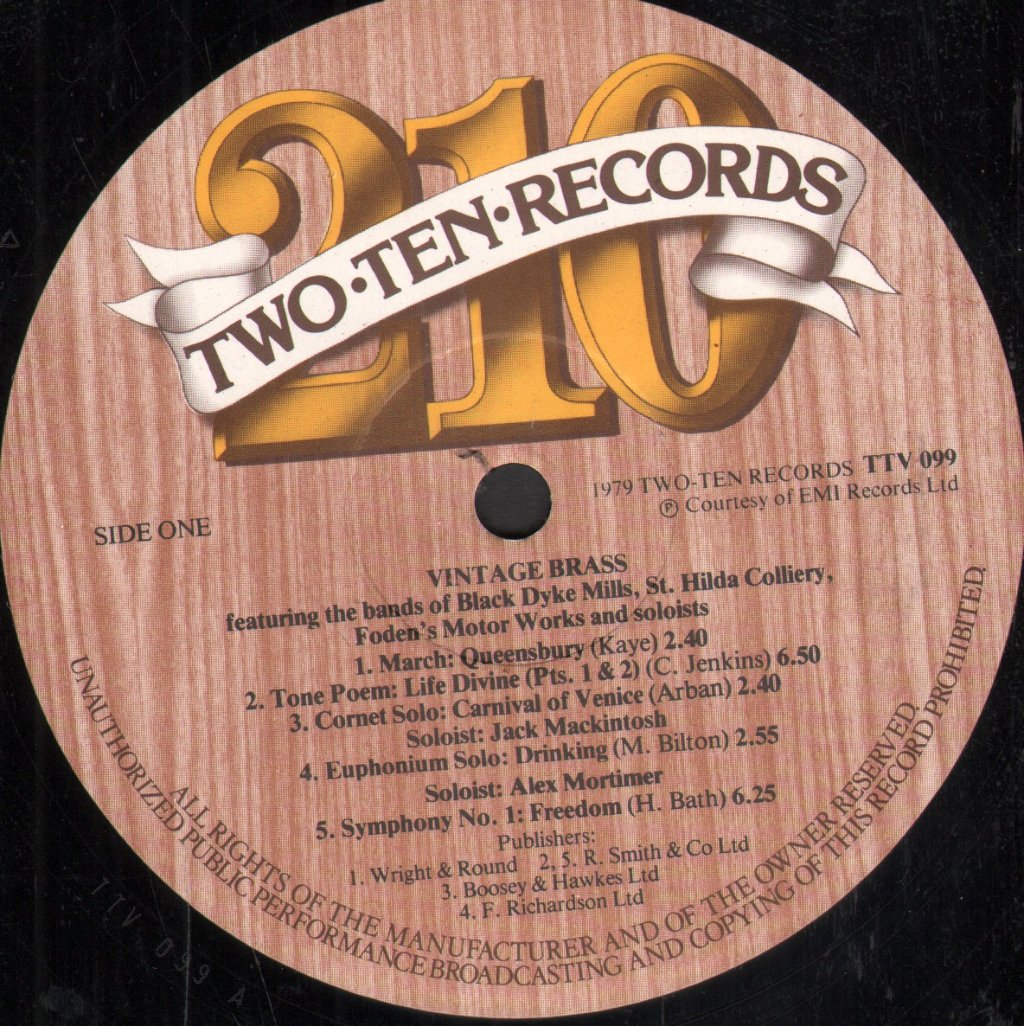 Various Artists - Original Vintage Brass - Lp