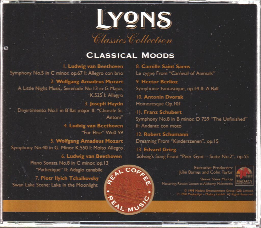Various Artists - Classical Moods - Cd