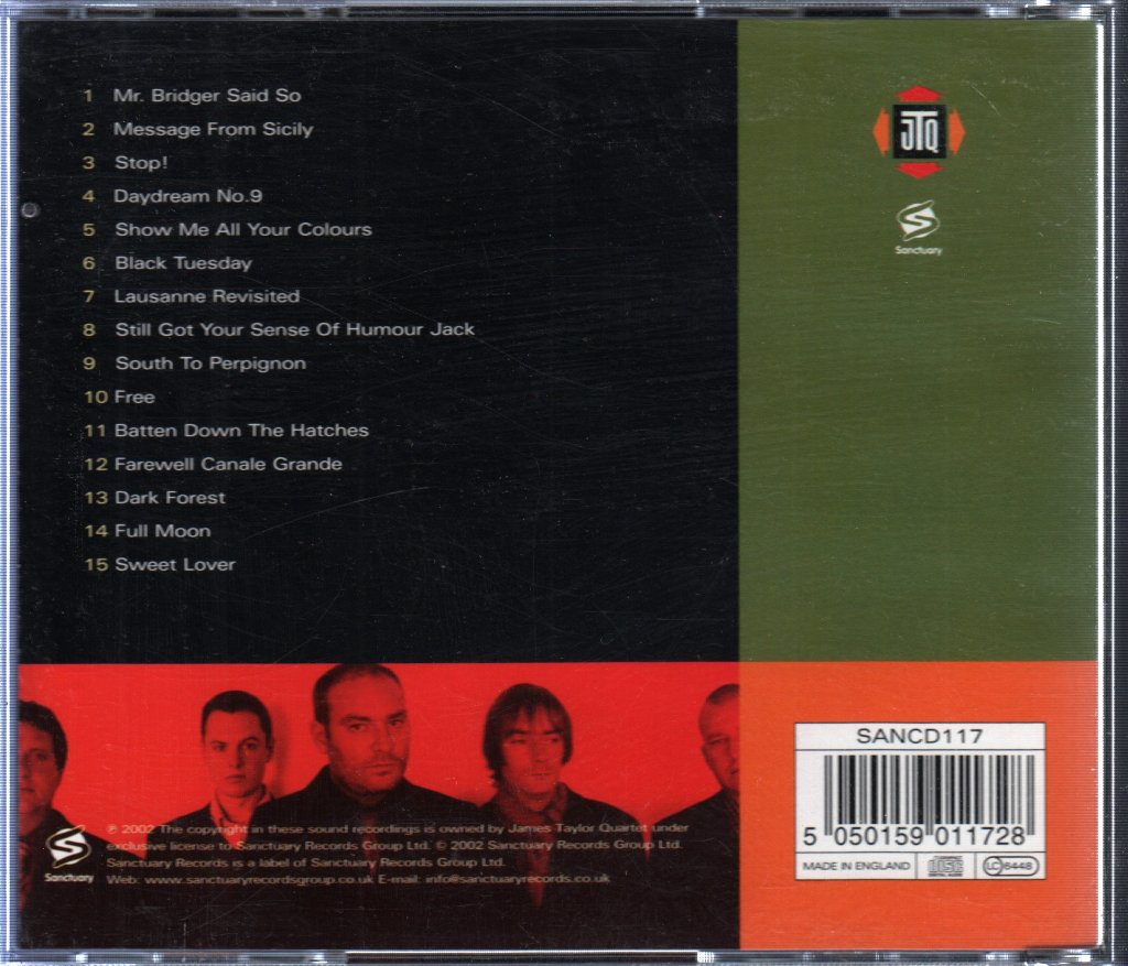 James Taylor Quartet - Room At The Top - Cd