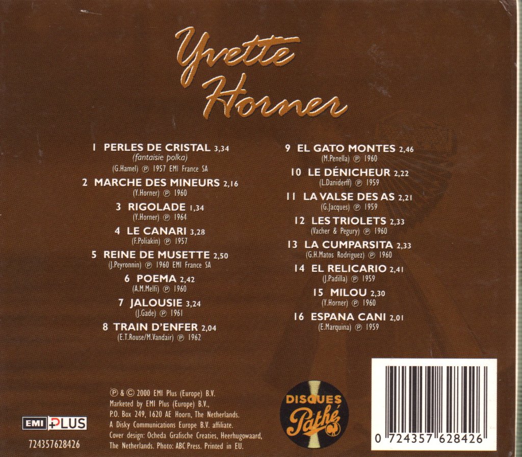 Yvette Horner - Yvette Horner - Cd