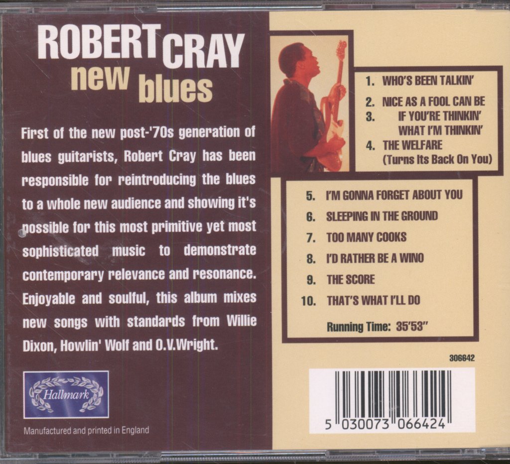 Robert Cray Band - New Blues - Cd