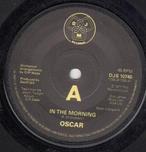 Oscar (70'S Group) - In The Morning - 7 Inch