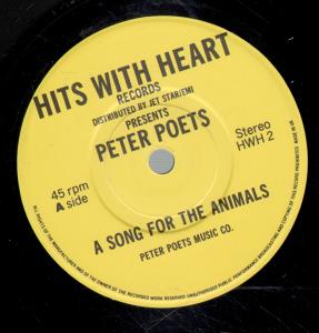 Peter Poet - A Song For The Animals - 7 Inch