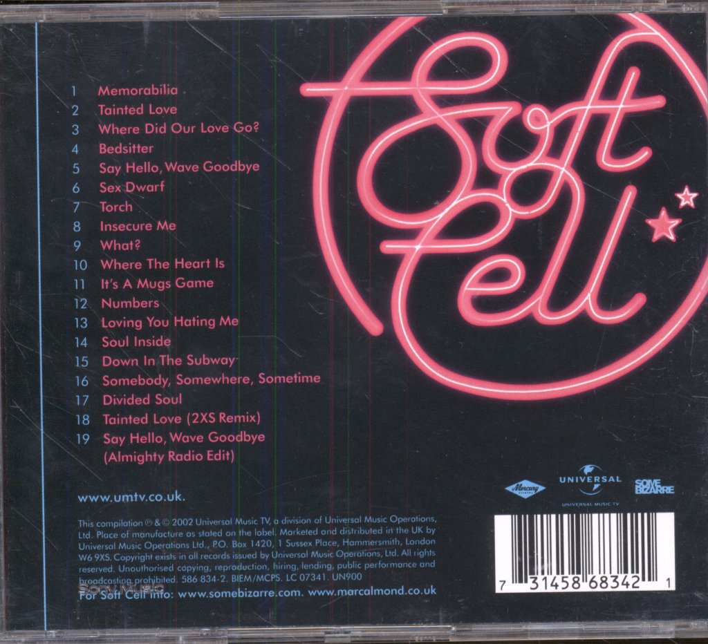 Soft Cell - Very Best Of Soft Cell - Cd