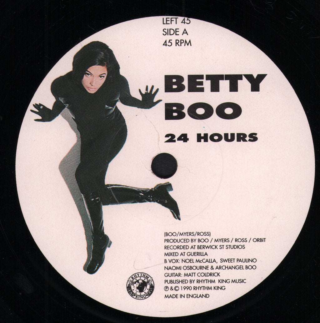 Betty Boo (90'S Female Pop) - 24 Hours - 7 Inch