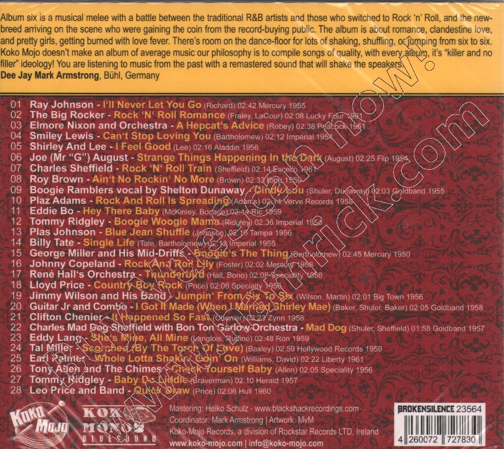 Various Artists - Southern Bred Vol.18 - Jumpin' From Six To Six - Cd