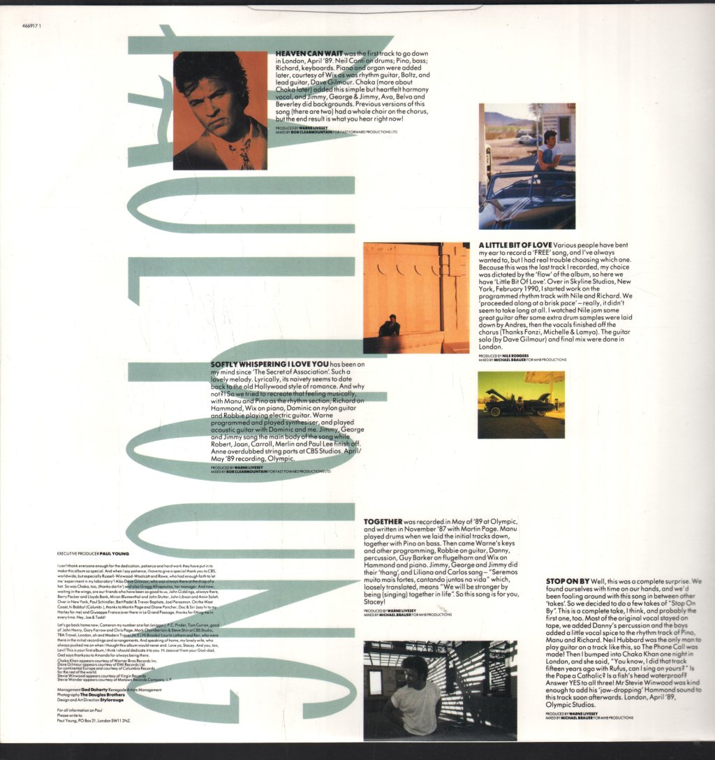 Paul Young - Other Voices - Lp