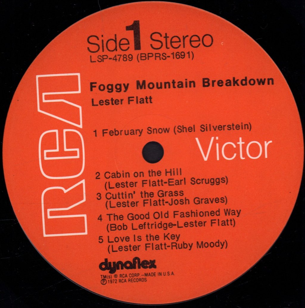 Lester Flatt - Foggy Mountain Breakdown - Lp