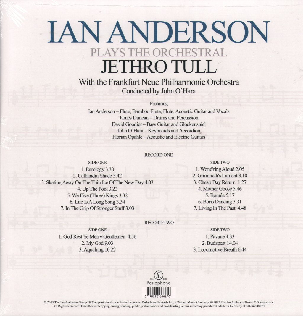 Ian Anderson - Ian Anderson Plays The Orchestral Jethro Tull - Double Lp
