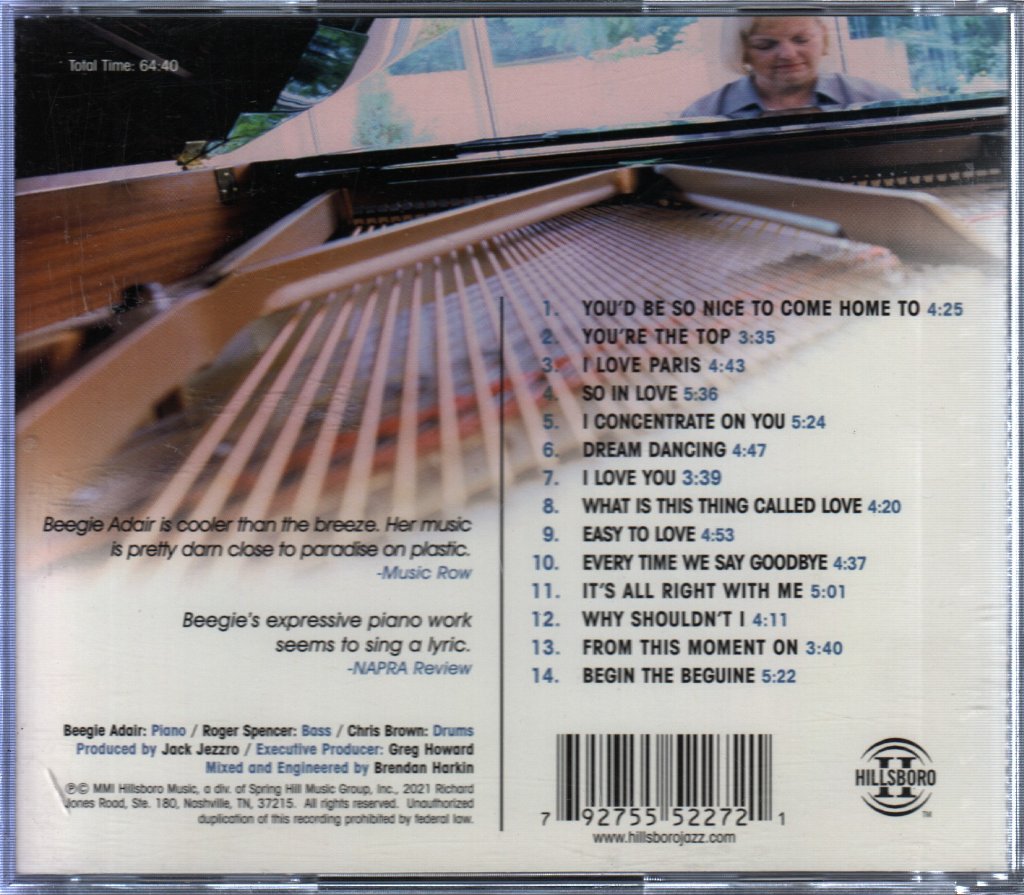 Beegie Adair - Dream Dancing (Songs Of Cole Porter) - Cd