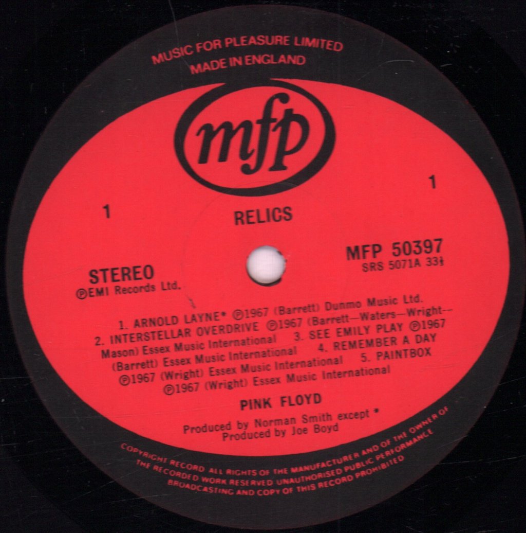 Pink Floyd - Relics - Lp