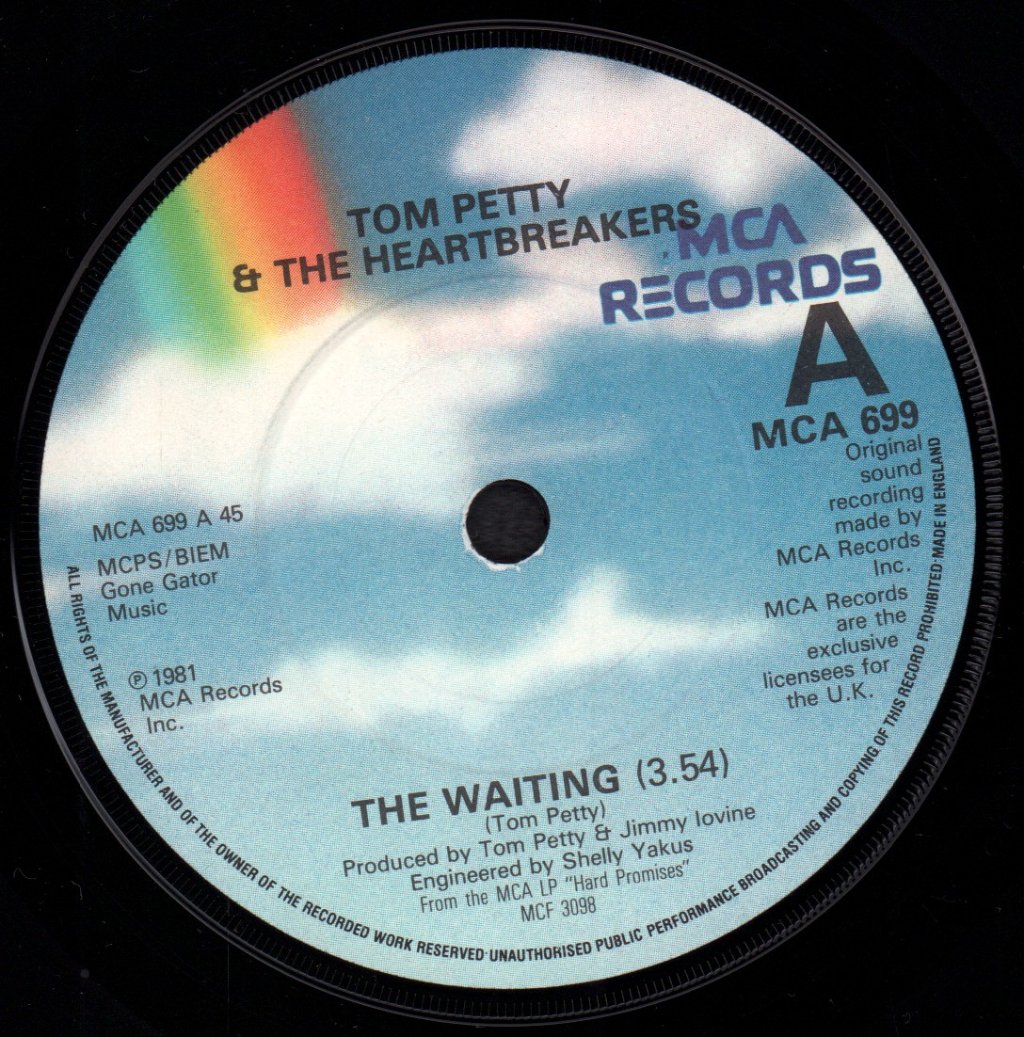 Tom Petty And The Heartbreakers - Waiting - 7 Inch