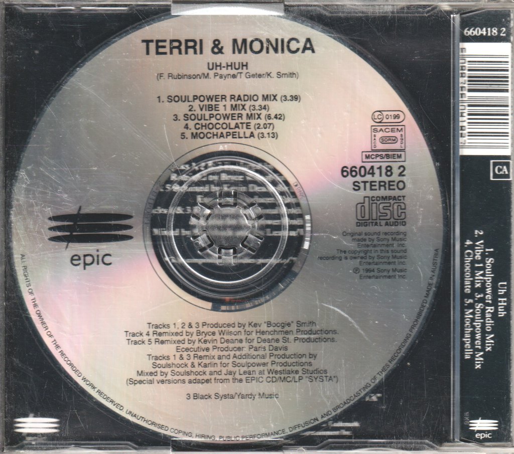 Terri And Monica - Uh Huh - Cd