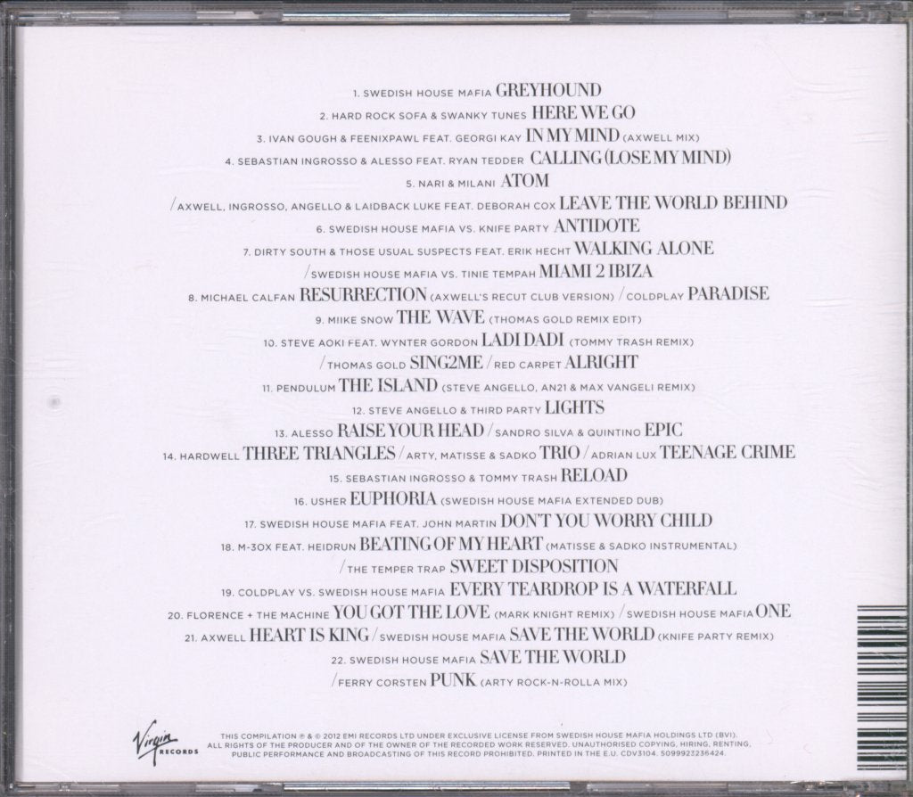 Swedish House Mafia - Until Now - Cd