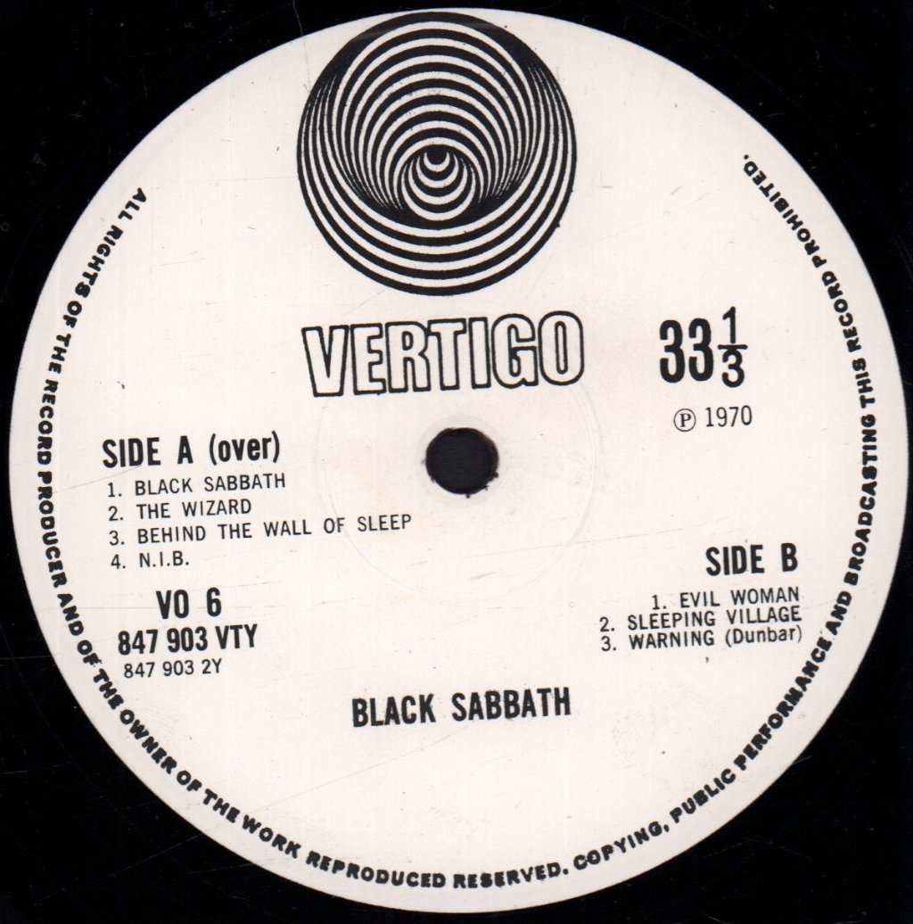 Black Sabbath - Black Sabbath - Lp
