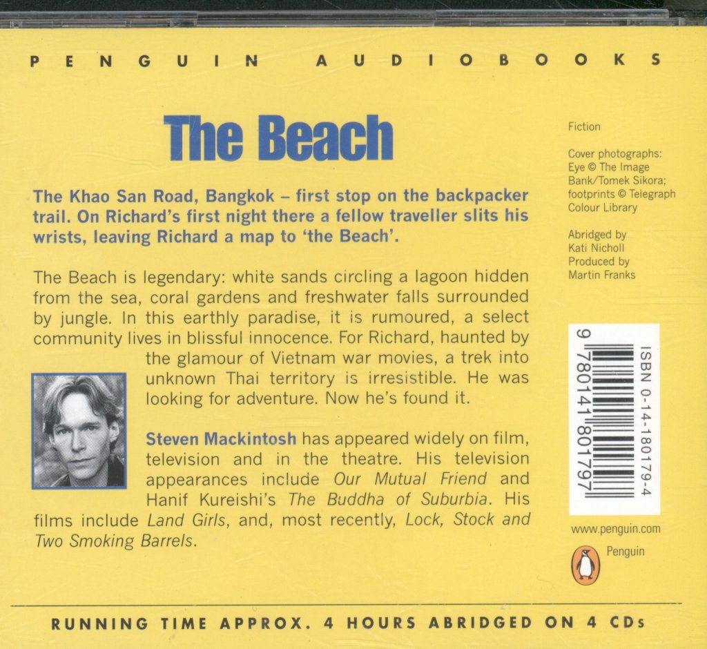 Steven Mackintosh - Alex Garland - The Beach - Cd Set