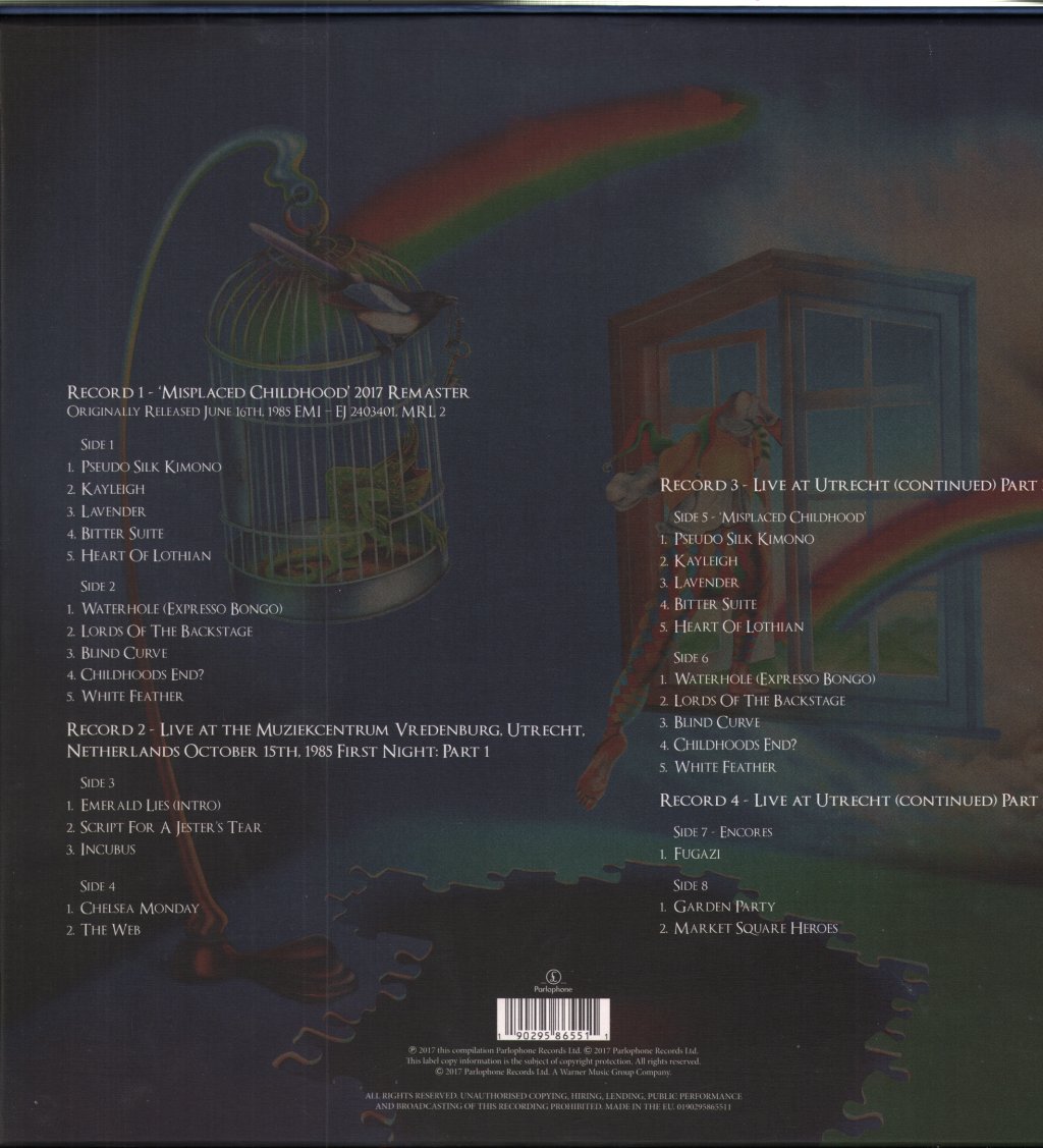 Marillion - Misplaced Childhood - Triple Lp