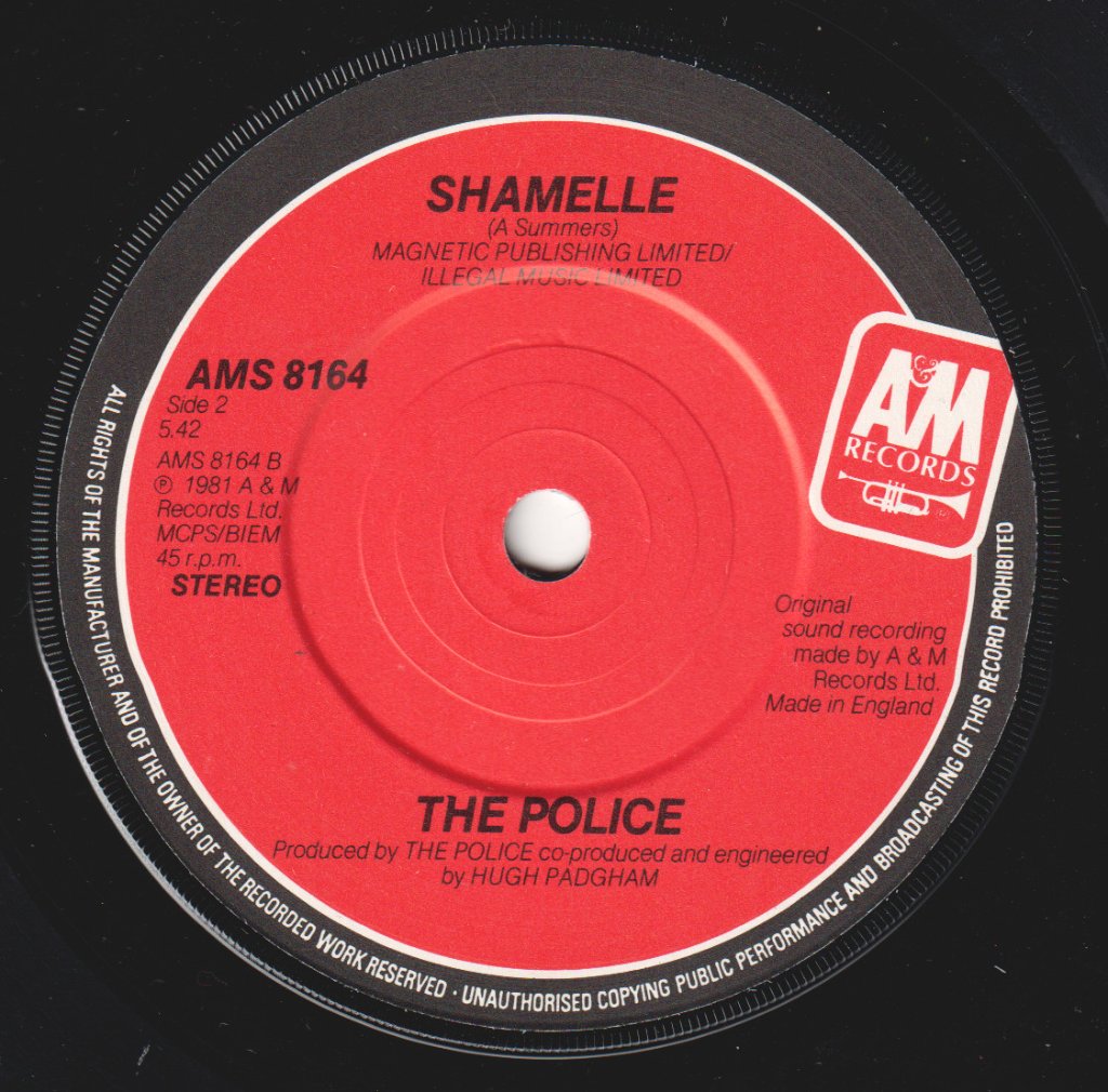 Police - Invisible Sun - 7 Inch