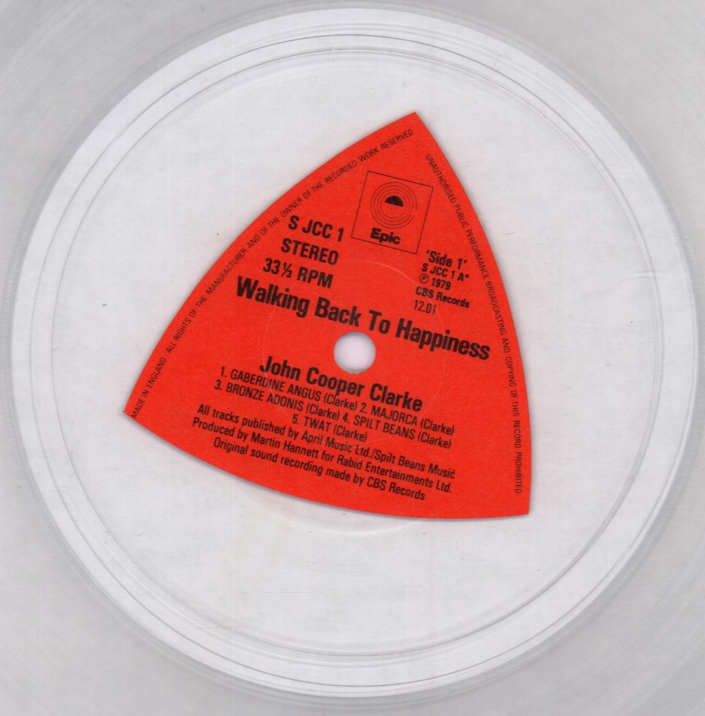 John Cooper Clarke - Walking Back To Happiness - 10 Inch