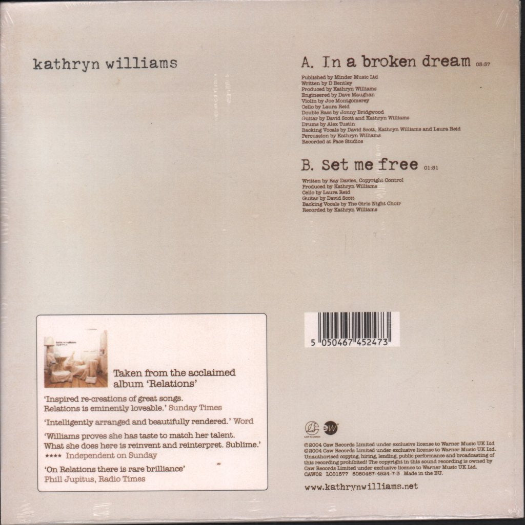 Kathryn Williams - In A Broken Dream - 7 Inch