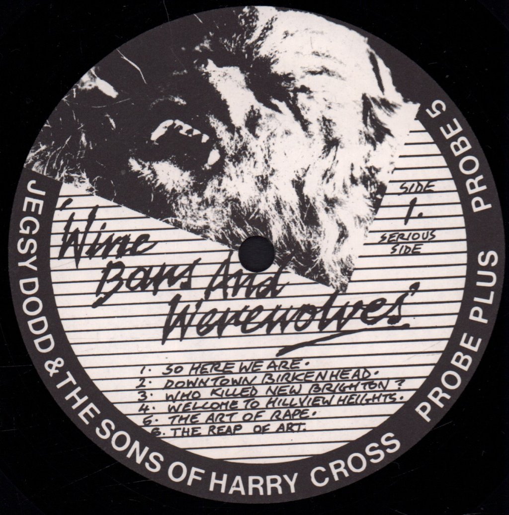 Jegsy Dodd And The Sons Of Harry Cross - Wine Bars And Werewolves - Lp