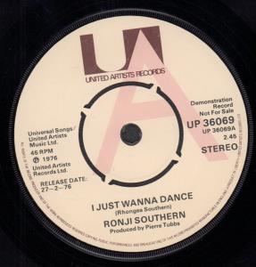 Ronji Southern - I Just Wanna Dance - 7 Inch