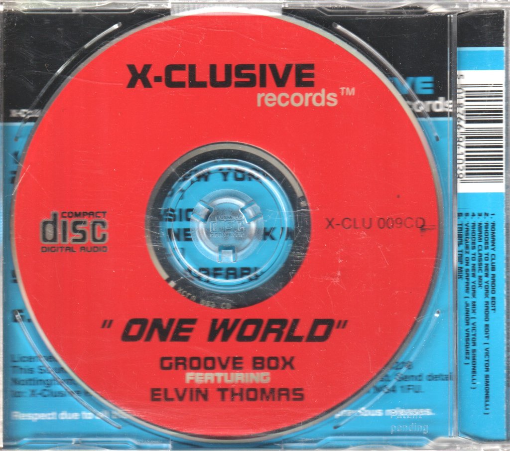 groove box featuring evelyn thomas - One World - Cd