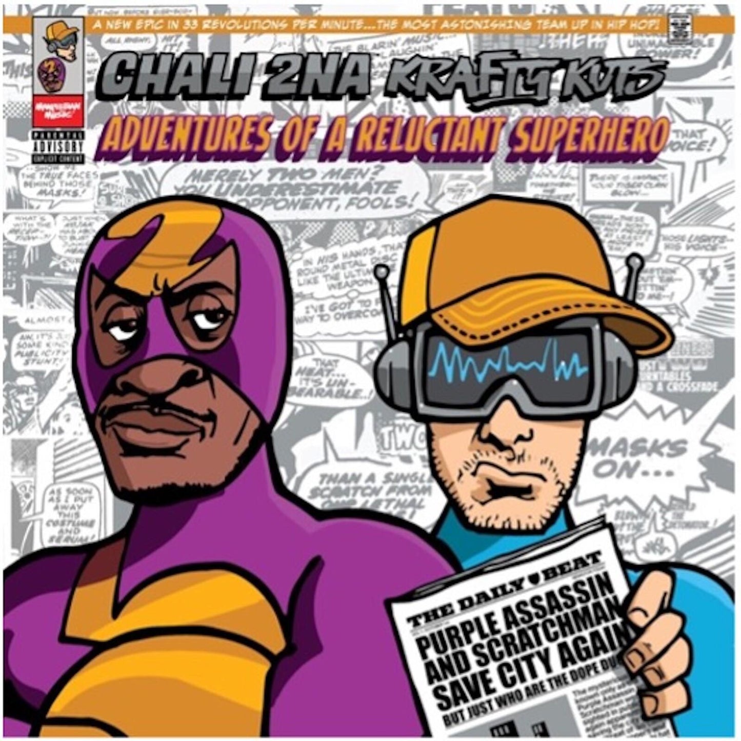Chali 2Na And Krafty Kuts - Adventures of A Reluctant Superhero - Lp
