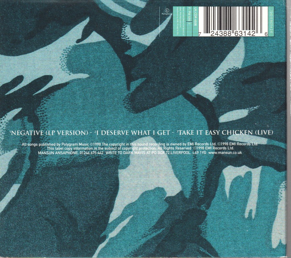 Mansun - Negative - Cd