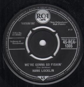 Hank Locklin - We're Gonna Go Fishin' - 7 Inch