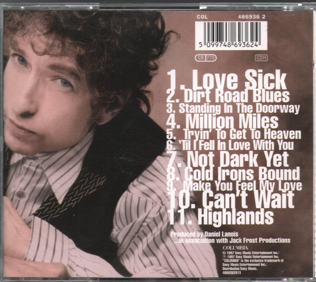 Bob Dylan - Time Out Of Mind - Cd