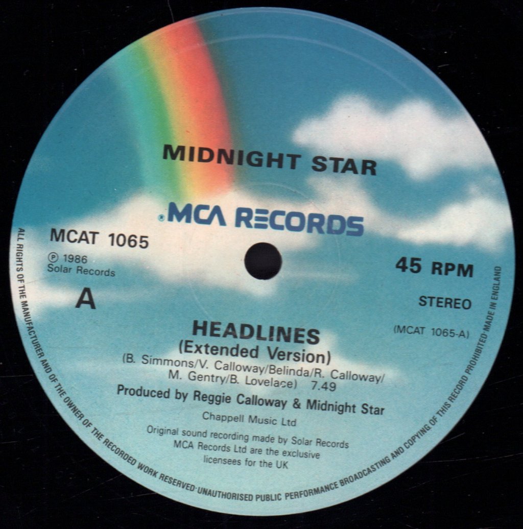 Midnight Star - Headlines - 12 Inch